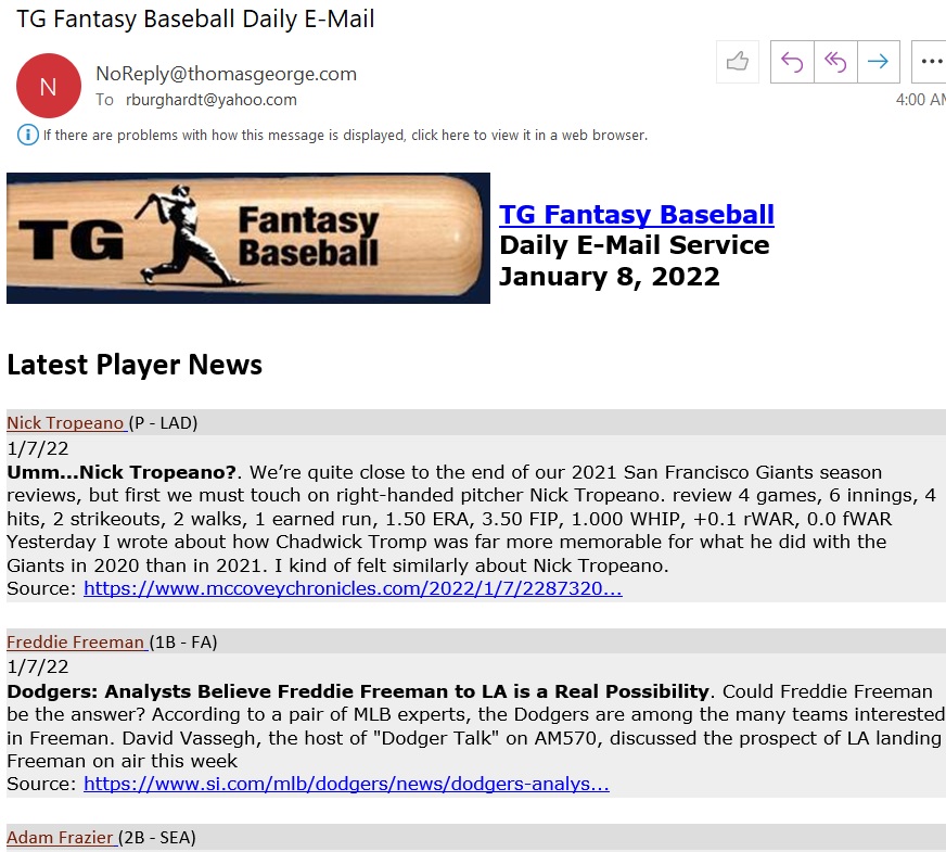 Email example